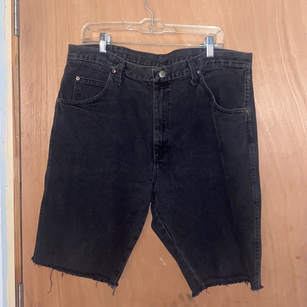 Wrangler Bermuda black jean shorts